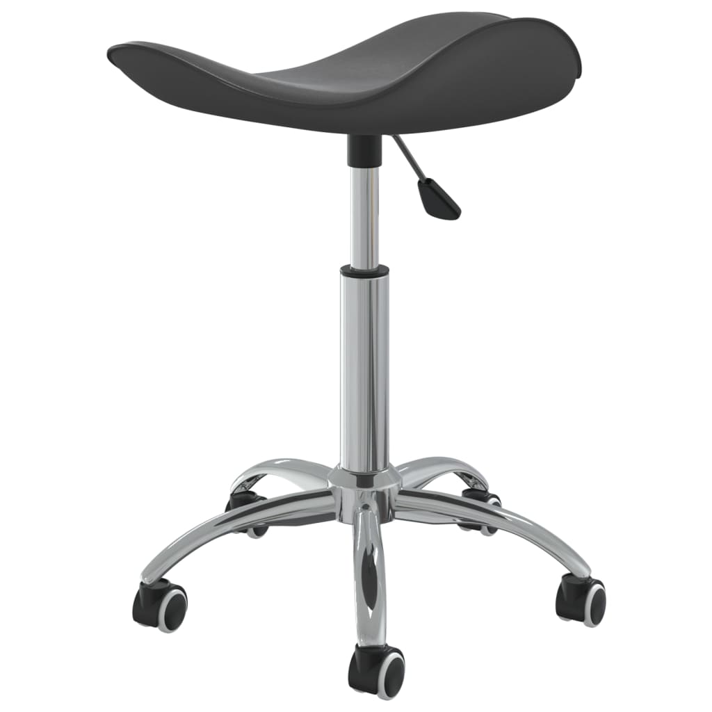 vidaXL Chaise de salle à manger pivotante gris similicuir