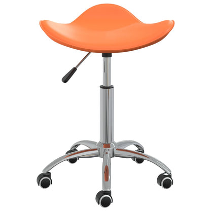 vidaXL Esszimmerstuhl Drehbar Orange Kunstleder
