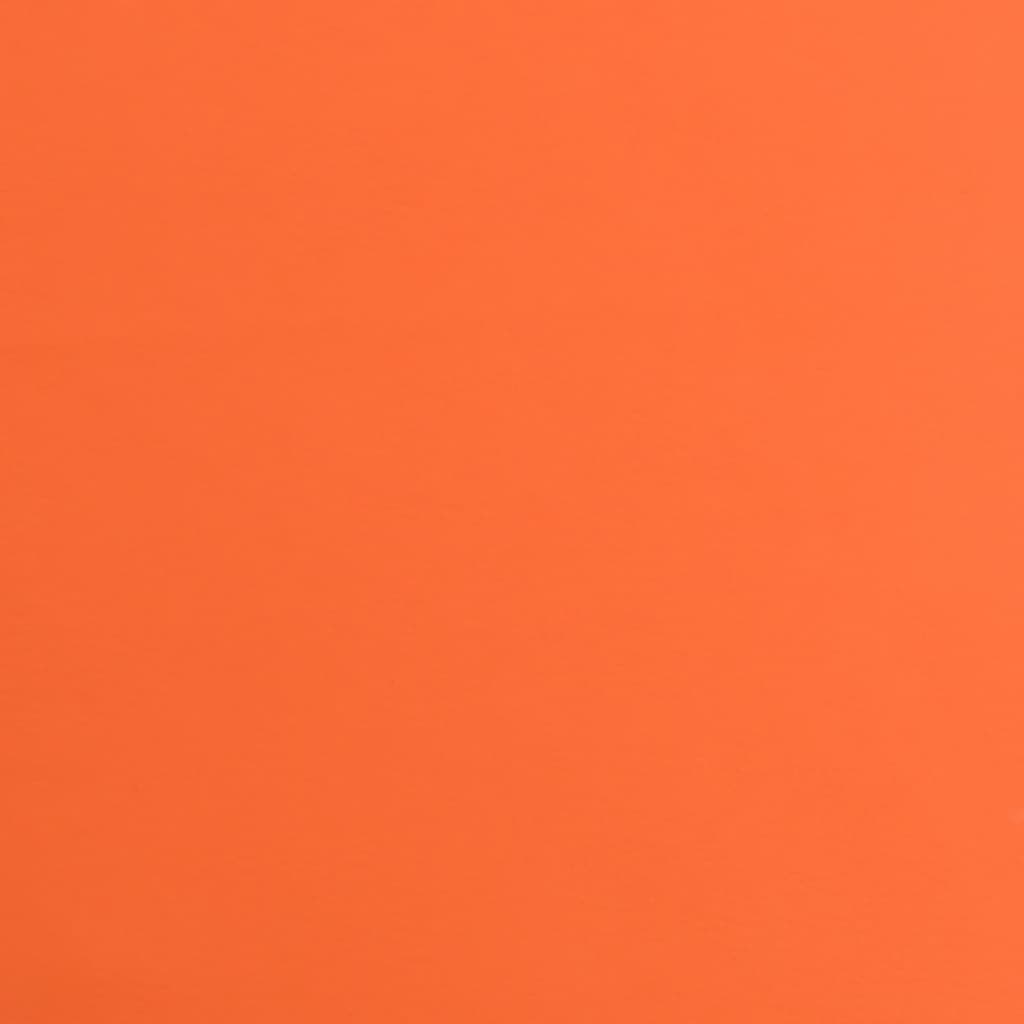 vidaXL Esszimmerstuhl Drehbar Orange Kunstleder