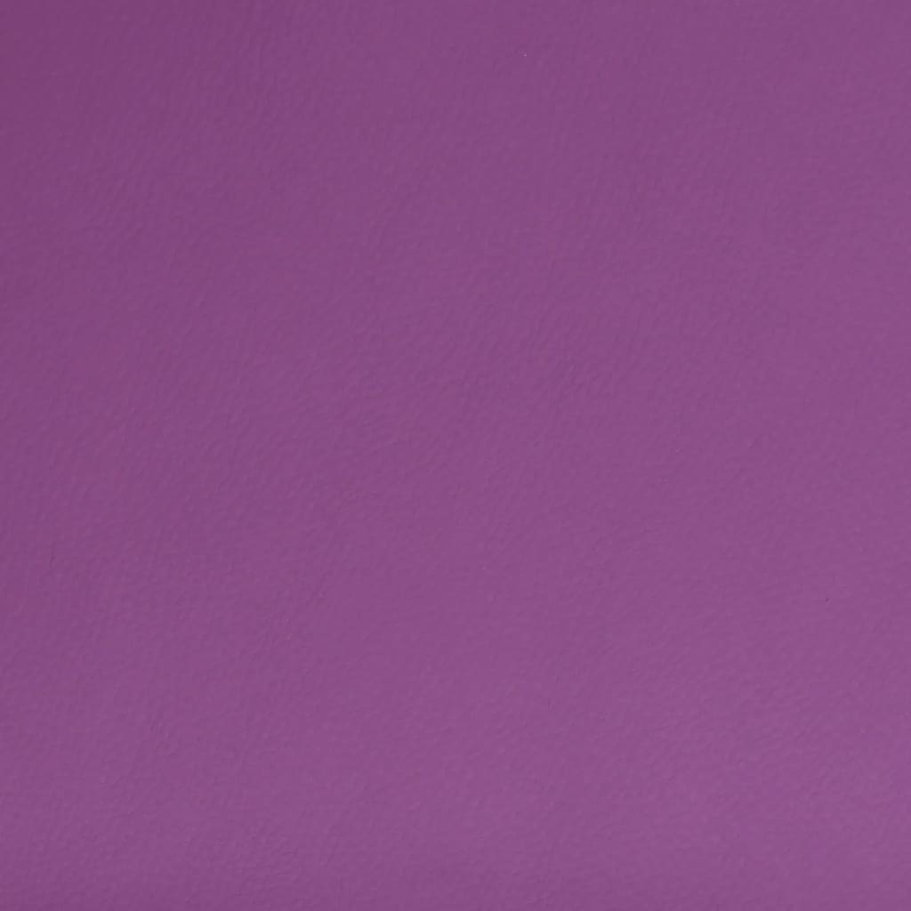 vidaXL Chaise de salle à manger pivotante violette en similicuir