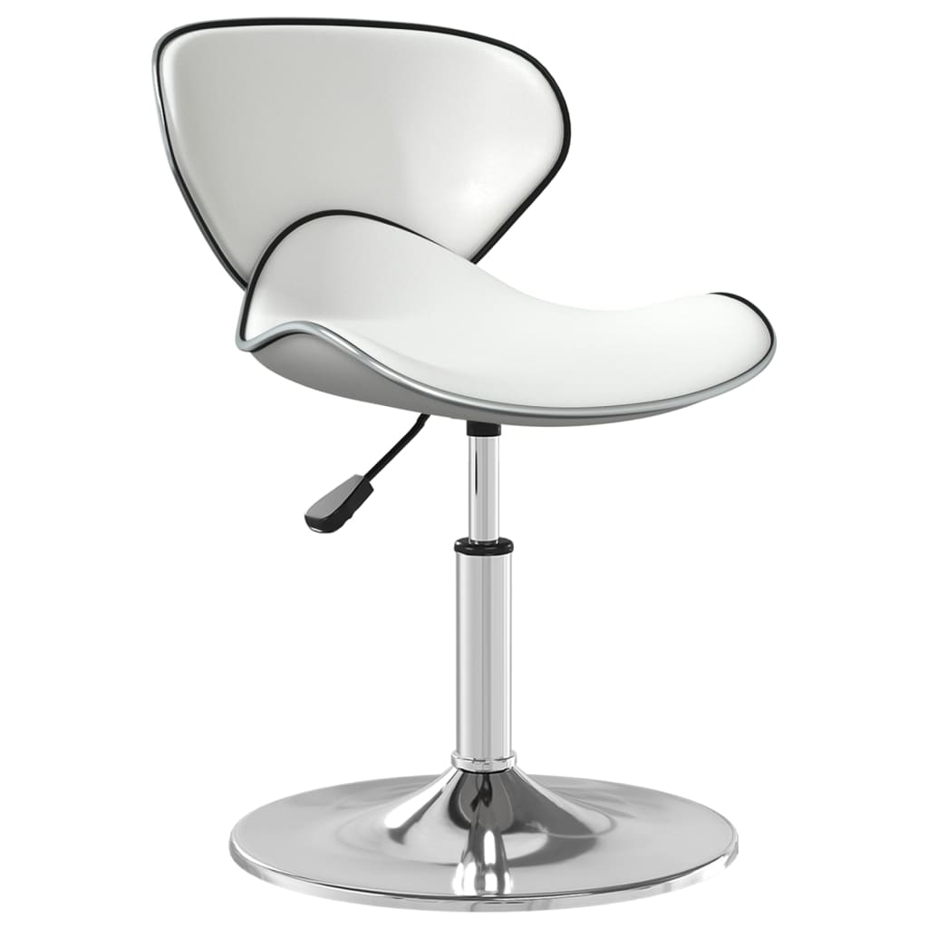 vidaXL Chaise de salle à manger similicuir blanc