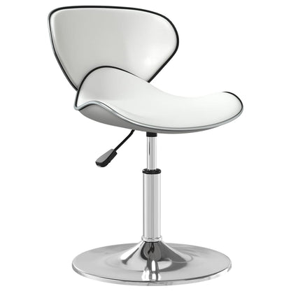 vidaXL Chaise de salle à manger similicuir blanc