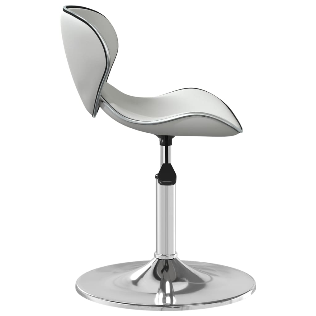vidaXL Chaise de salle à manger similicuir blanc