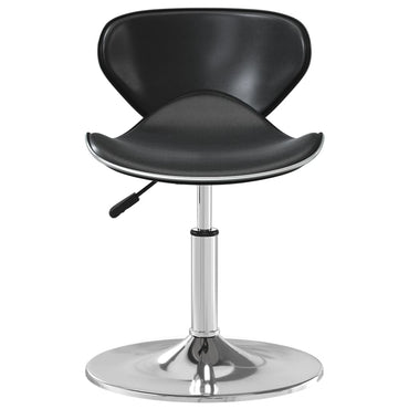 vidaXL Chaise de salle à manger noire en similicuir