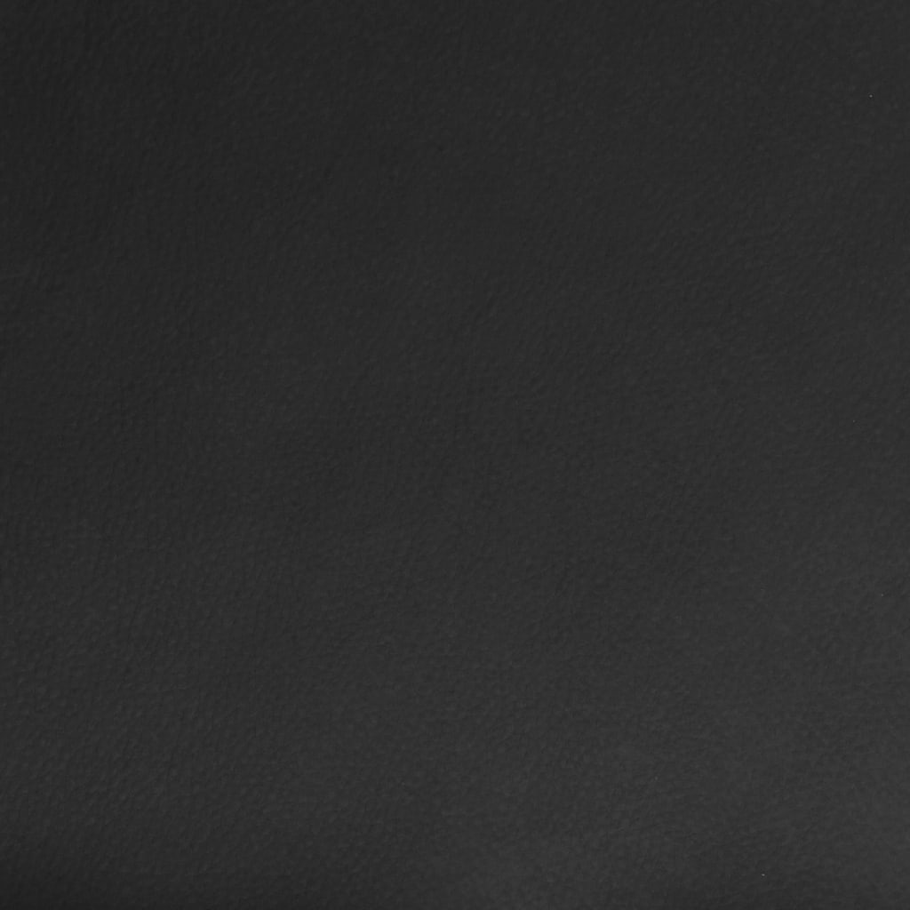 vidaXL Chaise de salle à manger noire en similicuir