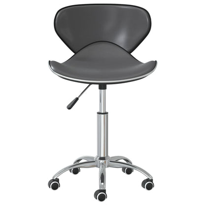 vidaXL Chaises de salle à manger pivotantes 4 pcs Gris Similicuir