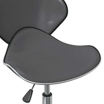 vidaXL Chaises de salle à manger pivotantes 4 pcs Gris Similicuir
