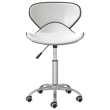 vidaXL Chaises de salle à manger pivotantes 6 pcs Blanches Similicuir