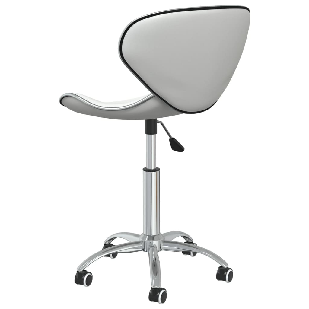 vidaXL Chaises de salle à manger pivotantes 6 pcs Blanches Similicuir