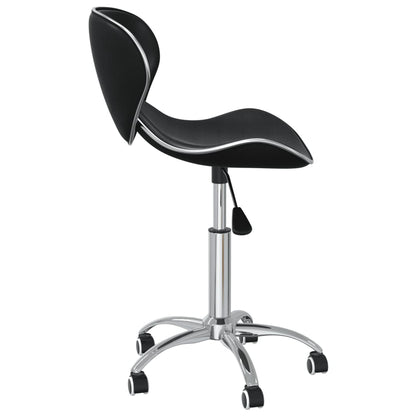vidaXL Chaises de salle à manger 6 pcs pivotantes Noir Similicuir