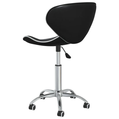 vidaXL Chaises de salle à manger 6 pcs pivotantes Noir Similicuir