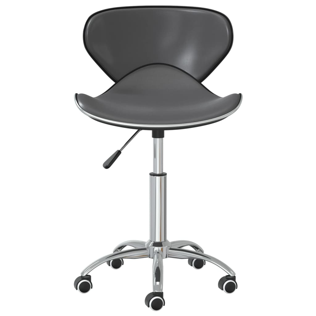 vidaXL Chaises de salle à manger 6 pcs. pivotantes gris similicuir