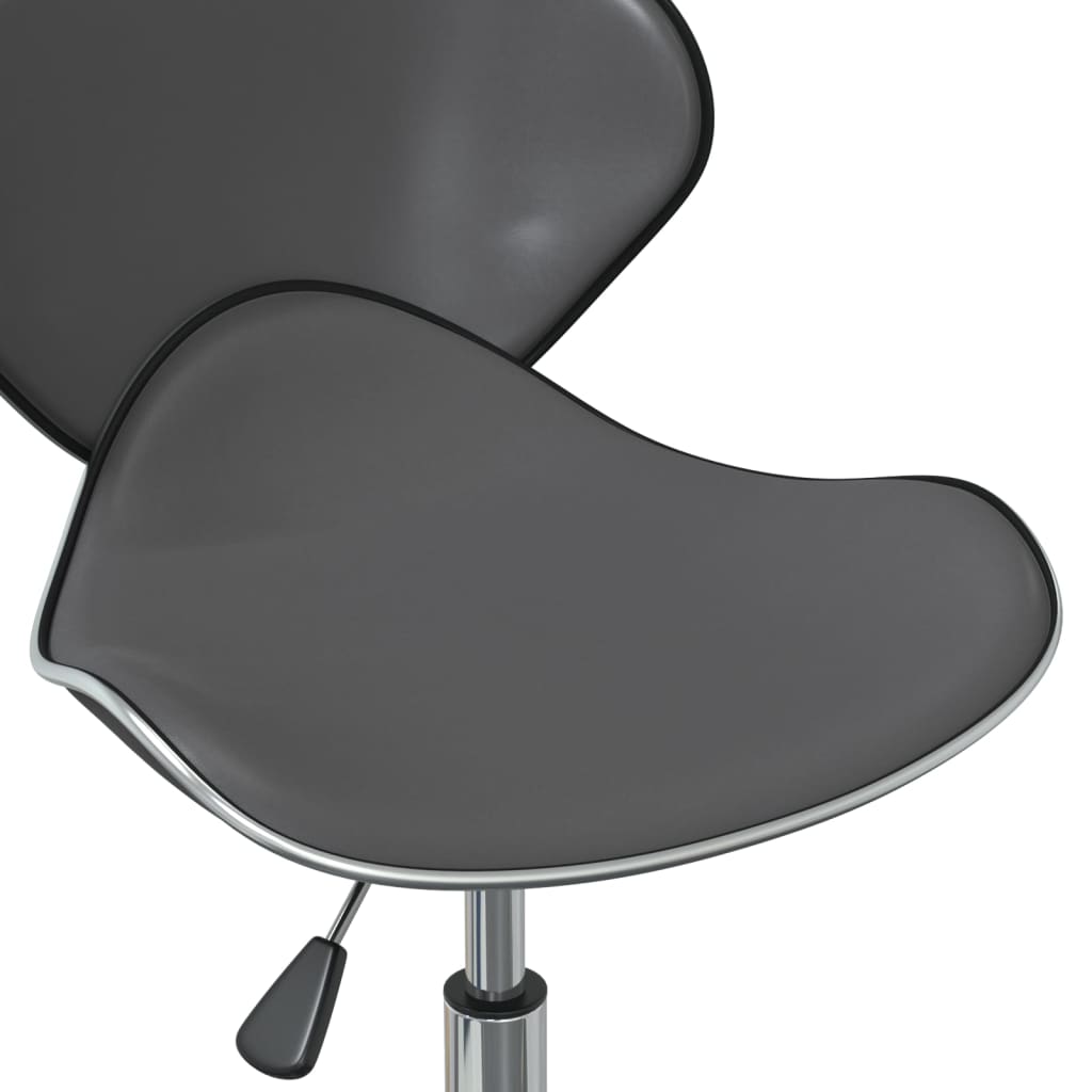 vidaXL Chaises de salle à manger 6 pcs. pivotantes gris similicuir