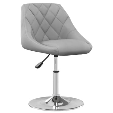 vidaXL Chaises de salle à manger pivotantes 6 pcs Gris clair Velours