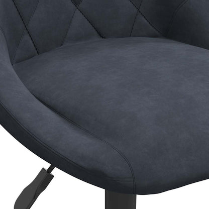 vidaXL Chaises de salle à manger 4 pcs pivotantes velours gris foncé