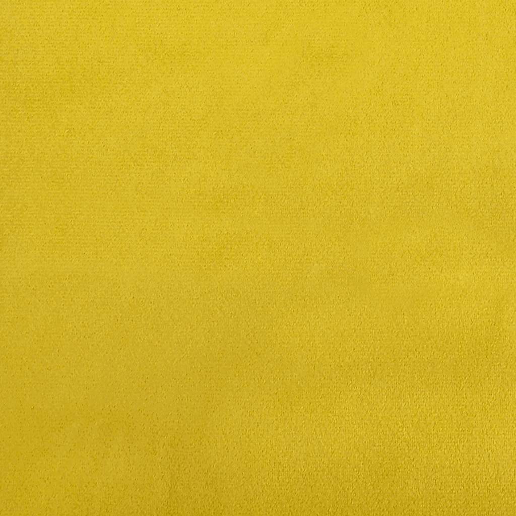 vidaXL Chaises de salle à manger 4 pcs pivotantes velours jaune moutarde