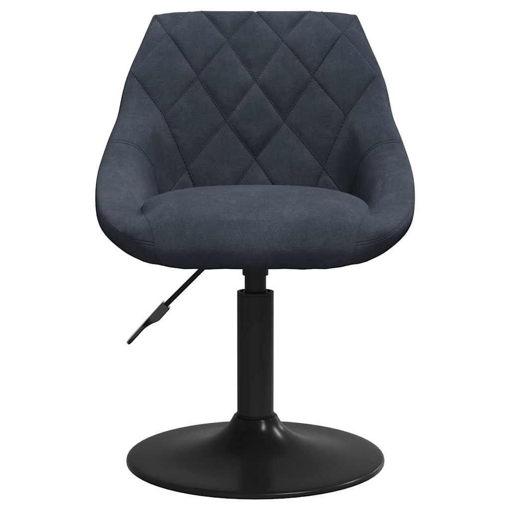 vidaXL Chaises de salle à manger 6 pcs pivotantes velours gris foncé