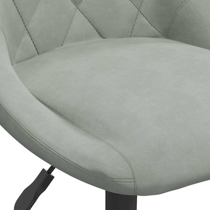 vidaXL Chaise de salle à manger gris clair velours