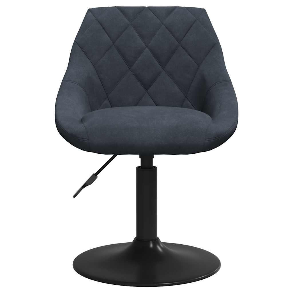 vidaXL Chaise de salle à manger gris foncé velours