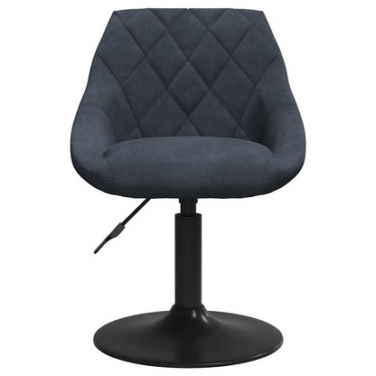 vidaXL Chaise de salle à manger gris foncé velours