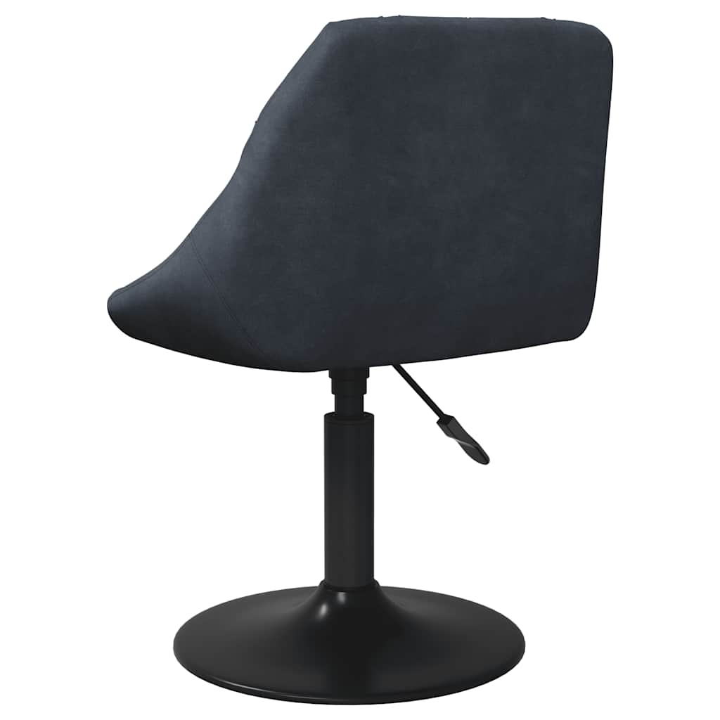 vidaXL Chaise de salle à manger gris foncé velours