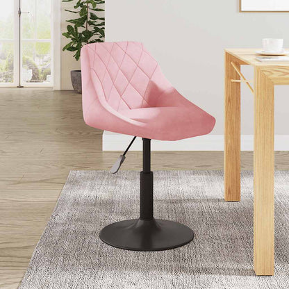 vidaXL Chaise de salle à manger Velours rose