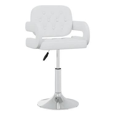 vidaXL Chaises de salle à manger pivotantes 6 pcs Blanches Similicuir