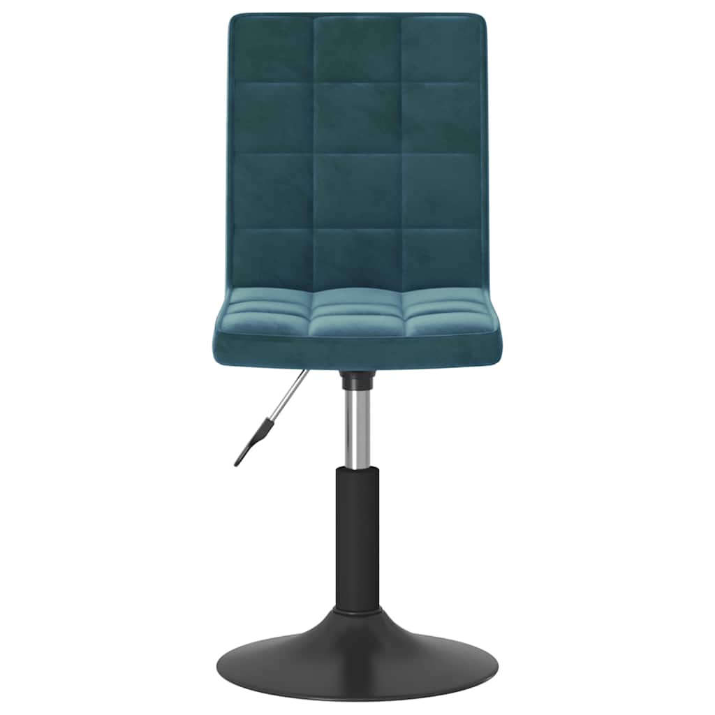 vidaXL Esszimmerstühle 6 Stk. Drehbar Blau Samt
