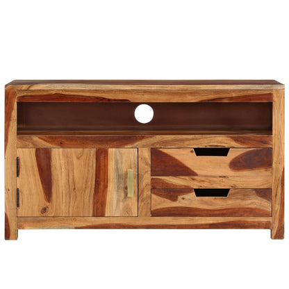 vidaXL Meuble TV 90x34,5x50 cm Bois d'Acacia Massif