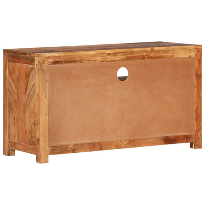 vidaXL Meuble TV 90x34,5x50 cm Bois d'Acacia Massif