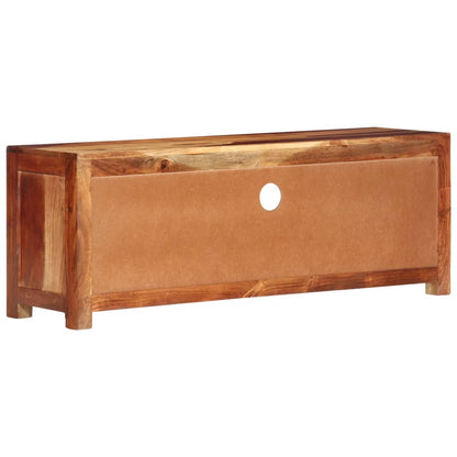 Meuble TV vidaXL 110x30x40 cm Bois d'acacia massif