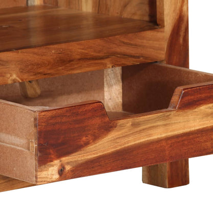 Meuble TV vidaXL 110x30x40 cm Bois d'acacia massif