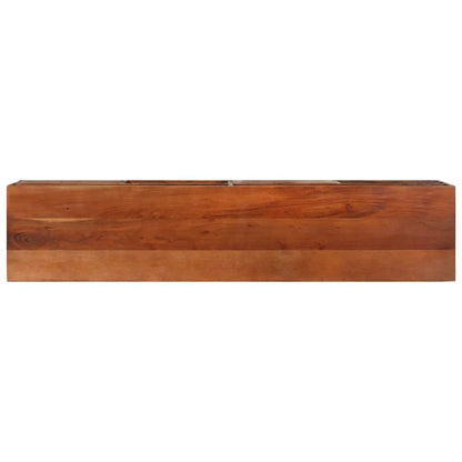 vidaXL TV-Schrank 140x30x35 cm Massivholz Akazie