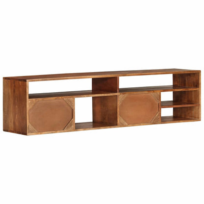 vidaXL TV-Schrank 140x30x35 cm Massivholz Akazie