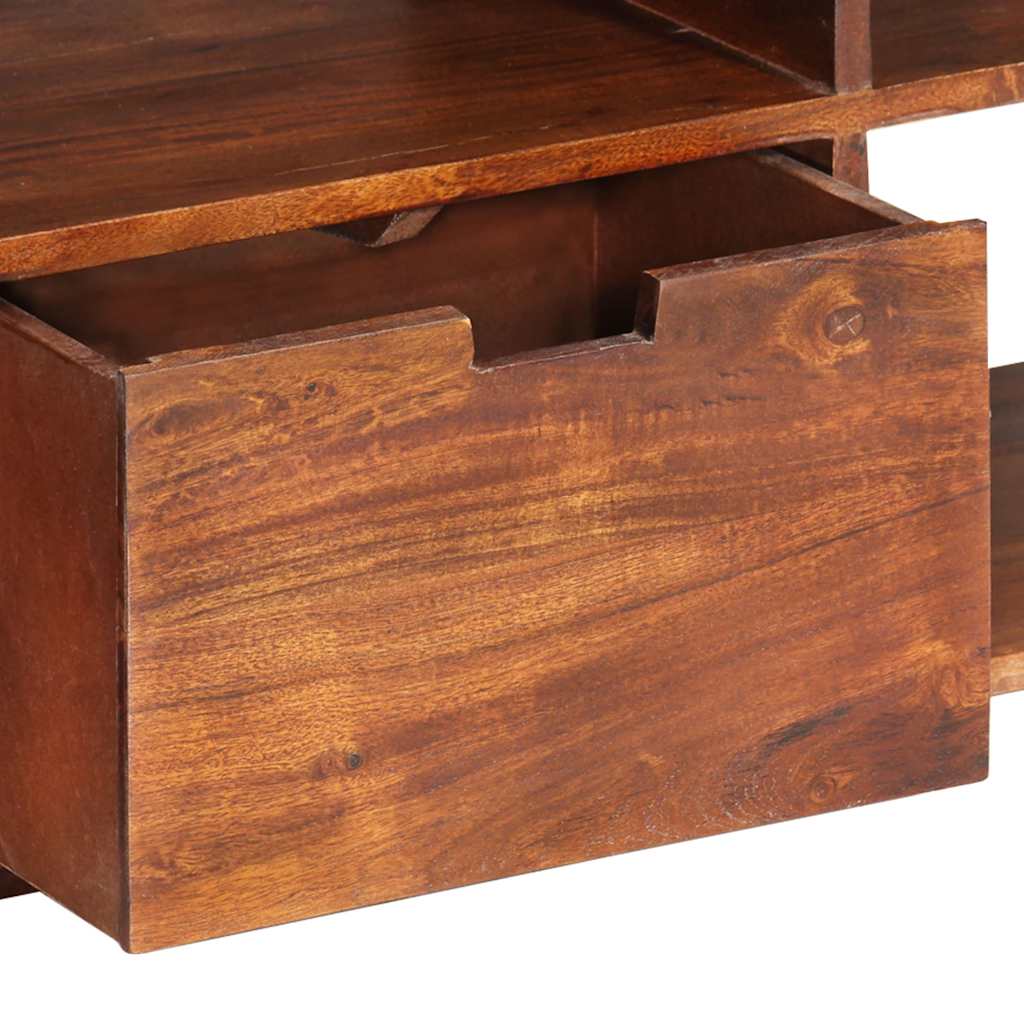 vidaXL TV-Schrank 140x30x35 cm Massivholz Akazie