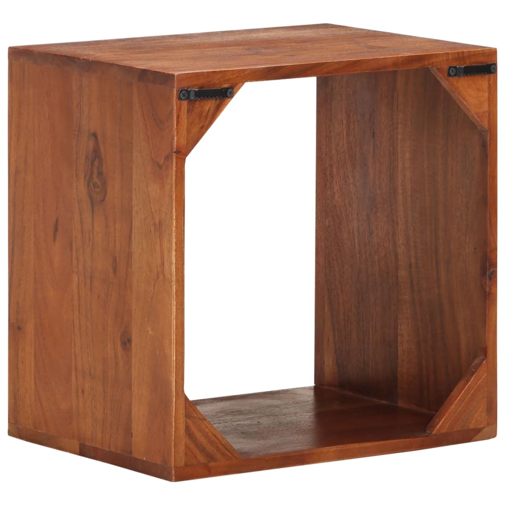 vidaXL Wandregal 40x30x40 cm Massivholz Akazie