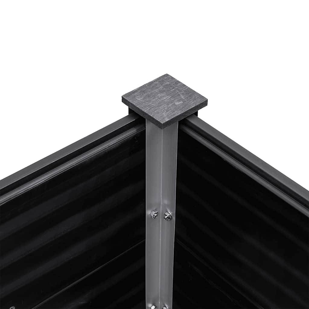 vidaXL Garten-Hochbeet 200x100x54 cm WPC Grau