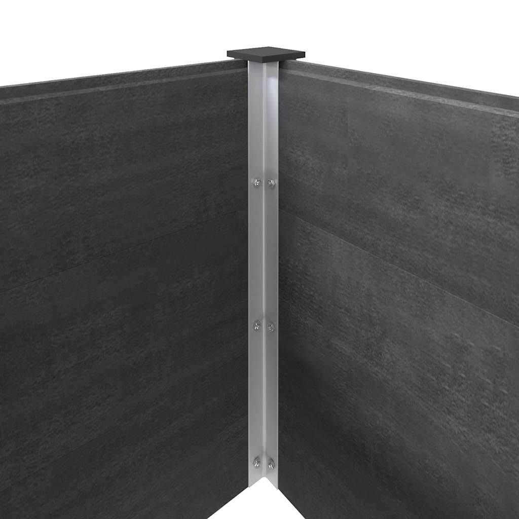 vidaXL Garten-Hochbeet 200x100x91 cm WPC Grau