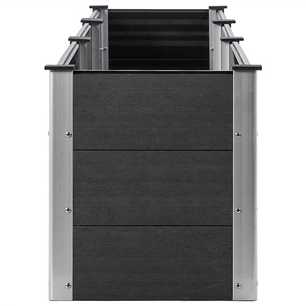 vidaXL Jardinière surélevée de jardin 300x50x54 cm WPC Gris