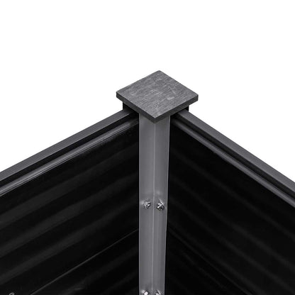 vidaXL Carré potager gris 300x100x54 cm WPC