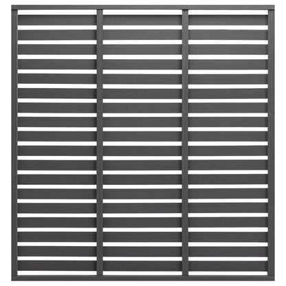 vidaXL Panneau de clôture en WPC 180x180 cm Gris