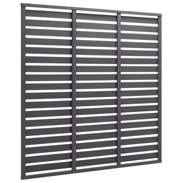 vidaXL Panneau de clôture en WPC 180x180 cm Gris