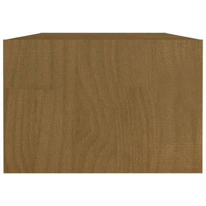 vidaXL Couchtisch Honigbraun 110x50x34 cm Massivholz Kiefer