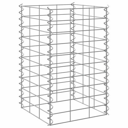 vidaXL Gabionen-Hochbeete 3 Stk. 30x30x50 cm Eisen