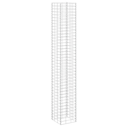vidaXL Gabionen-Hochbeete 3 Stk. 30x30x200 cm Eisen