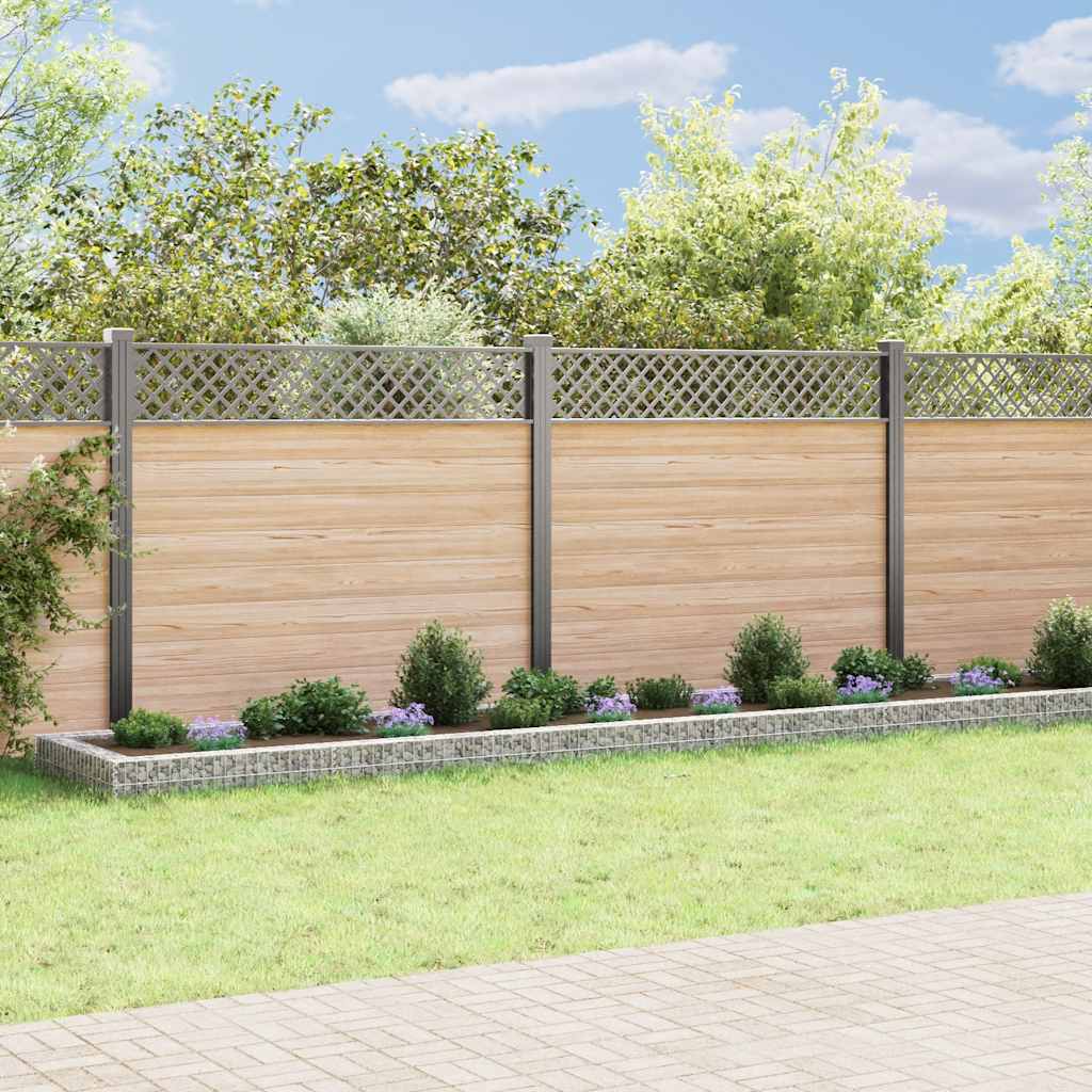vidaXL Gabionen-Hochbeet Verzinkter Stahl 800x100x20 cm