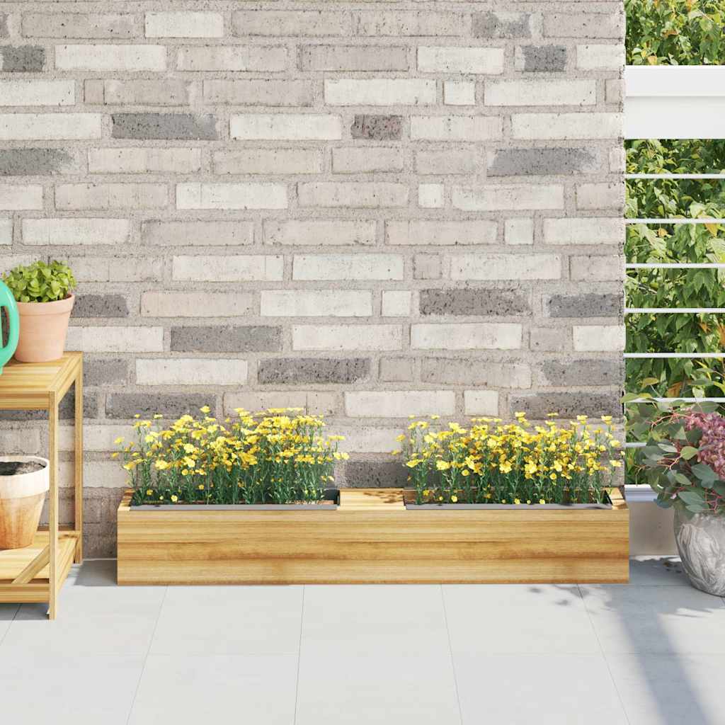 vidaXL Jardinières pour palettes européennes 12 pcs Gris 36x13,5x9,5 cm PP
