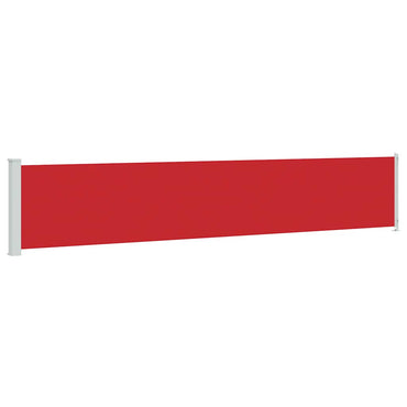 vidaXL Store latéral rétractable 117x600 cm Rouge