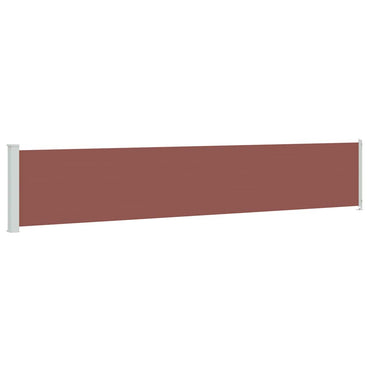 vidaXL Store latéral rétractable 117x600 cm Marron