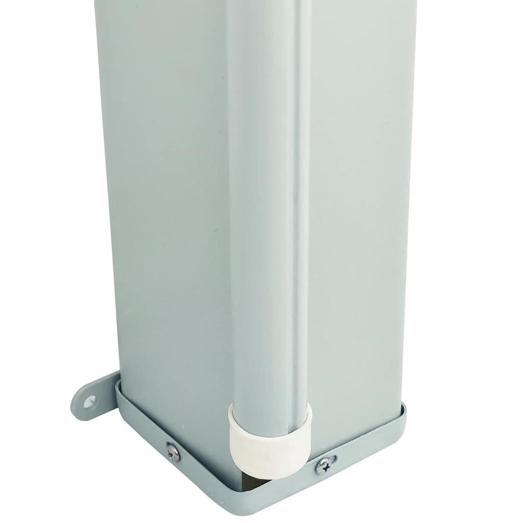 vidaXL Seitenmarkise Ausziehbar 117x600 cm Braun